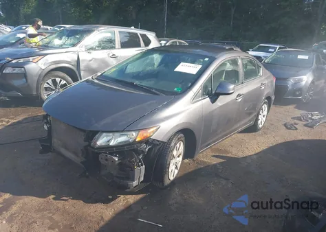 2012 Honda Civic Lx from USA, damaged, VIN 2HGFB2F53CH599657